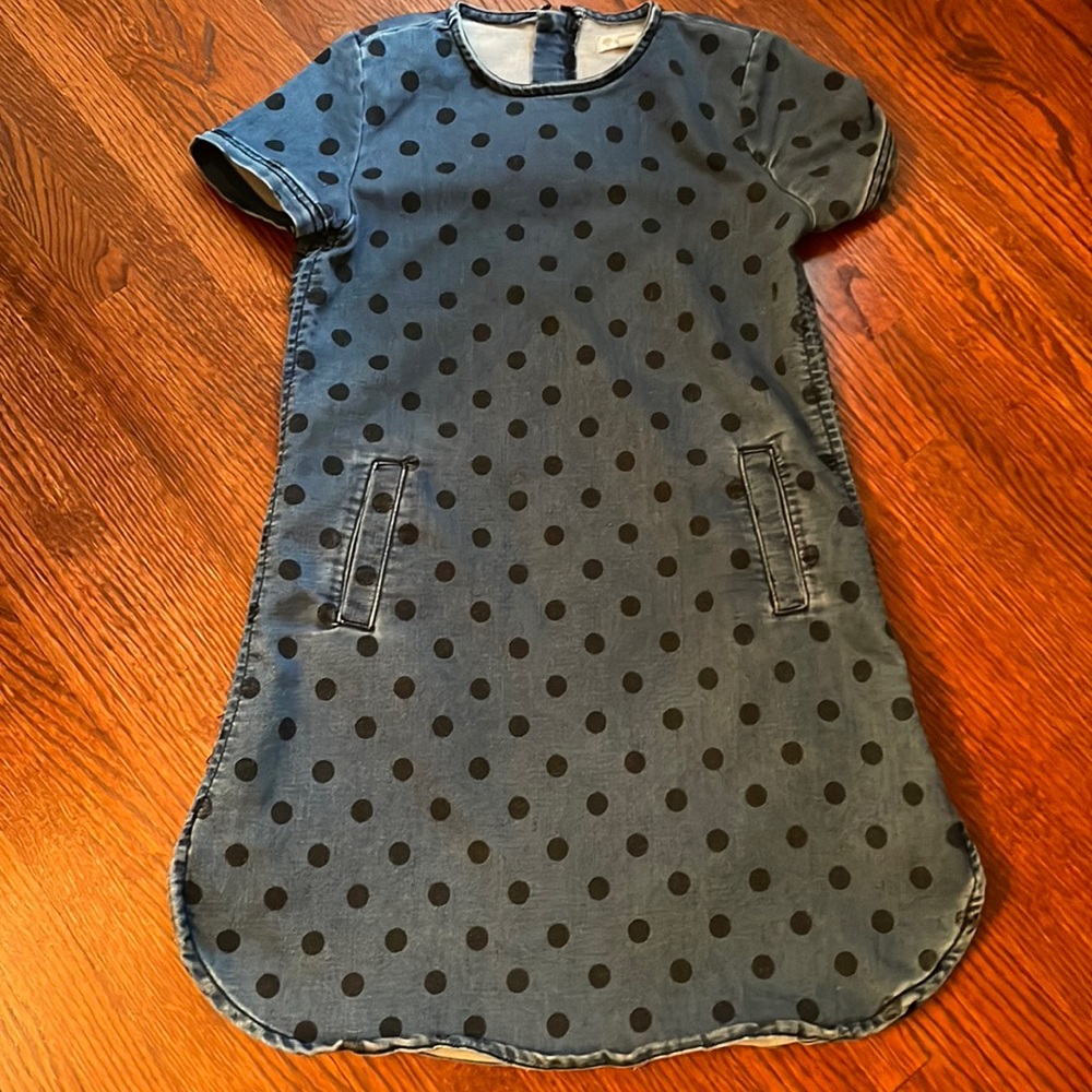 Tucker + Tate Washed Denim Dress Girl Size 8